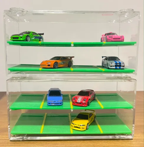 Garagem acrílica 1/64