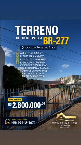TERRENO FRENTE BR 277