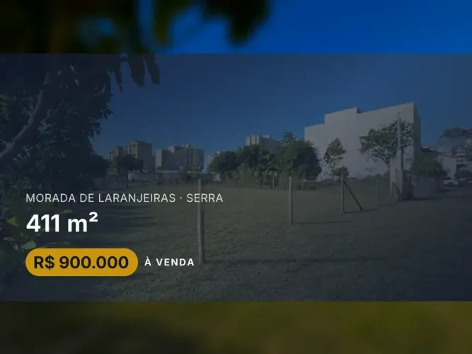 Venha conhecer este lote em Morada de Laranjeiras e realize seu projeto dos sonhos!