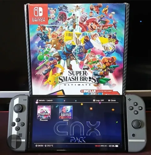 Nintendo Switch OLED Edição smashbros Desbloqueado 
