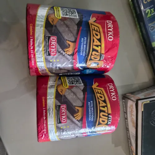 Manta asfáltica adesiva 2 rolos tudo R$ 50