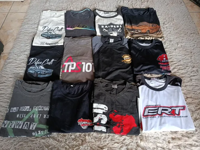 Camisetas Masculinas Com Referencia a Carros Novas P / M / G / GG