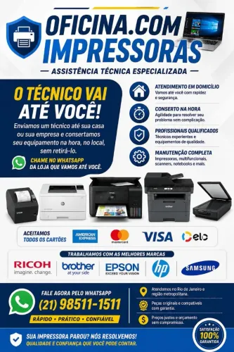 Conserto e manutenção em todos os equipamentos de informática