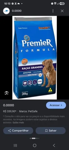 Ração Premier super premio