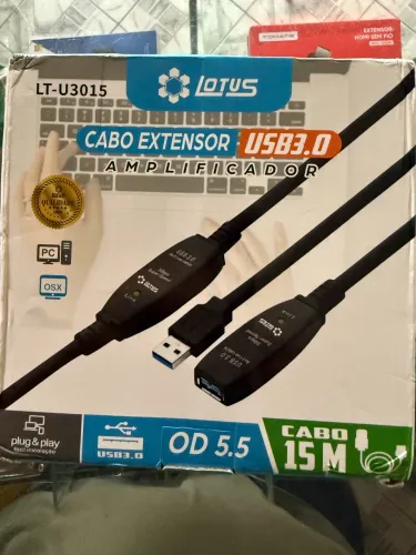 Extensão USB 15M 20M 3.0