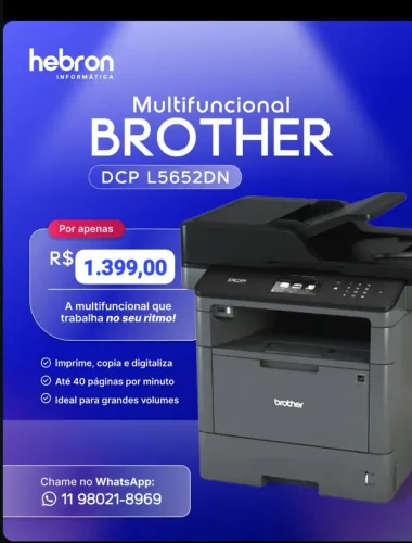 Multifuncional Brother L5652 Semi Nova