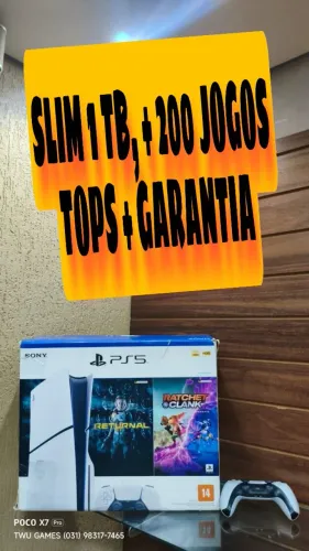 PS5 slim físico + garantia