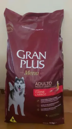 Ração GranPlus Menu Cachorro de Grande Porte 15kg