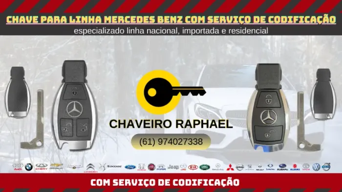 Chave Mercedes-Benz Slot Completa com Serviço de Codificação