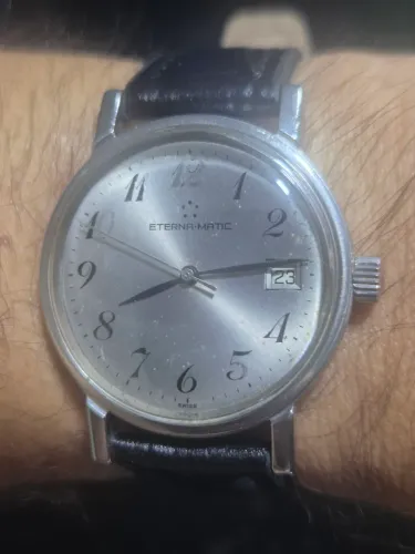 Relógio ETERNA MATIC  AUTOMÁTICO  SWISS MADE  MOD. 1000  -  REVISADO/FUNCIONANDO