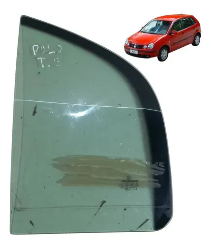 Vidro Traseiro Esquerdo Volkswagen Polo Hatch 1.6 2004 2011