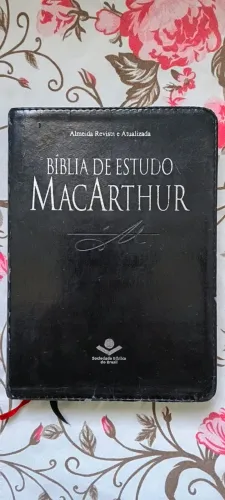 Bíblia Sagrada De Estudo Macarthur ARA Almeida Revista e Atualizada Antiga Versão