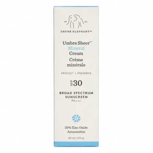 Drunk Elephant Umbra Sheer Mineral Cream FPS 30 60 ml - Novo