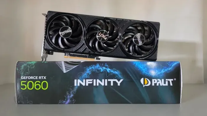 Placa de Vide RTX 5060 8Gb Triple Fan Palit Infinity
