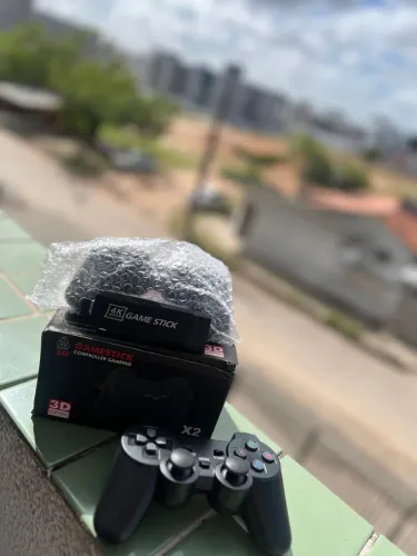 Vídeo game Gamestick retrô, com jogos de ps2, novo ainda na caixa