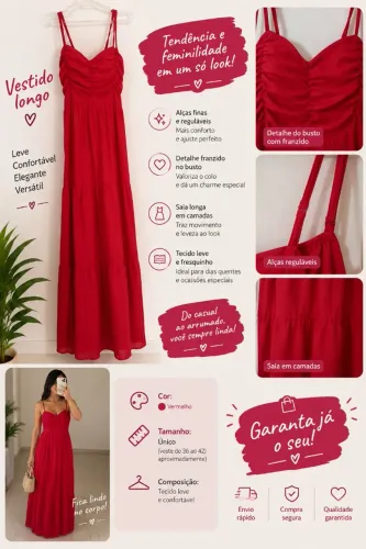 Vestido vermelho