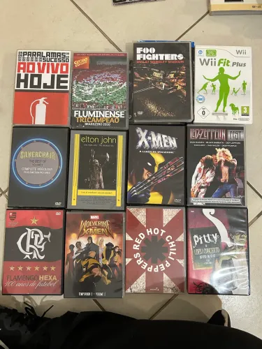 DVDs, Blu Ray e Jogos diversos 