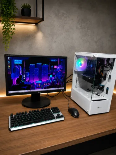 PC Completo - RX 460, SSD e Monitor Incluso
