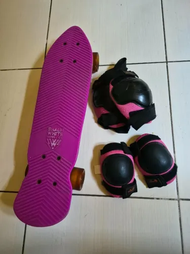 Skate + joelheira e cotoveleira