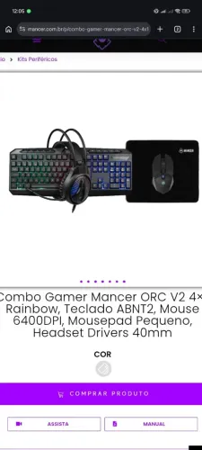 Combo Gamer mance ORC V2 4x1