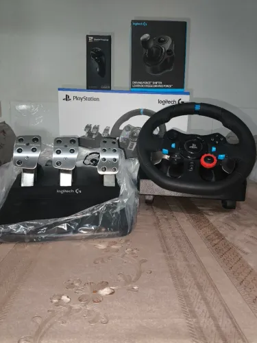 Kit Logitech G29 Completo + Câmbio + Manopla Scania USB (Estado de Novo!)