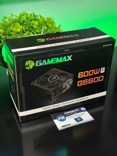 Fonte Gamemax 600W 80 Plus White NOVO