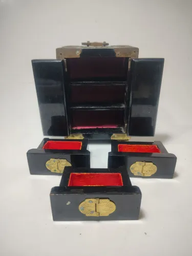Porta Joia Mini Cômoda Chinesa Antiga