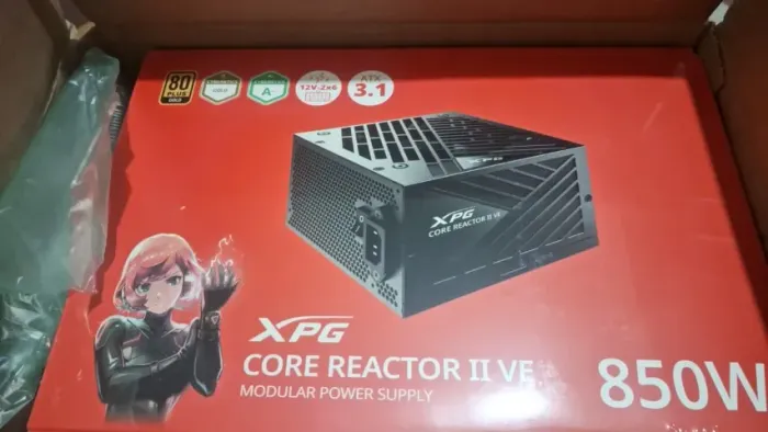 Fonte XPG Core Reactor II VE, 850W, 80 Plus Gold, Modular, PFC Ativo