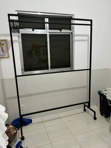 Arara Cromada 1,60m x 2m - Nova - Com Rodinhas