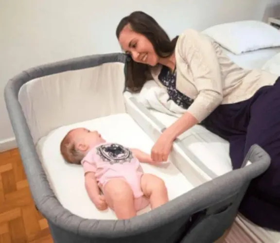 Berço moises acopla na cama