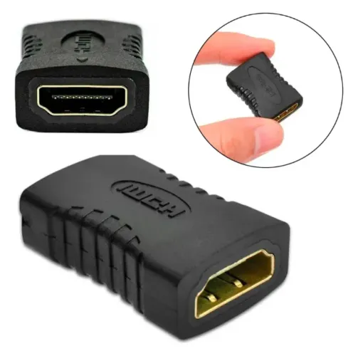 Adaptador Emenda Hdmi Femea Alongar Cabo Prolongador Junção