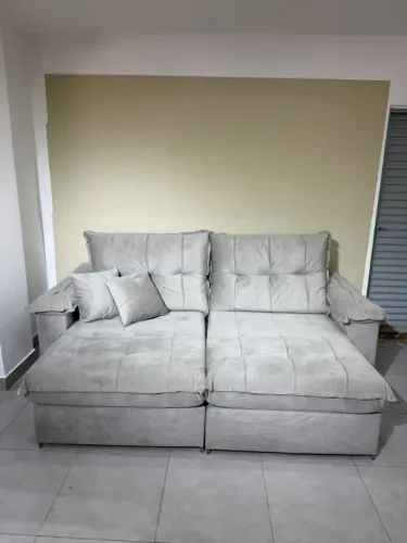 *Super desconto* Sofá retrátil e reclinável novo a pronta entrega!