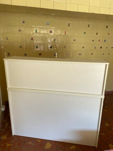 Balcão de recepção 