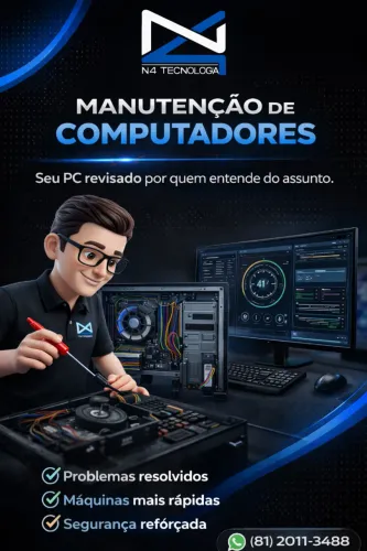 Manutenção preventiva e corretiva - COMPUTADORES
