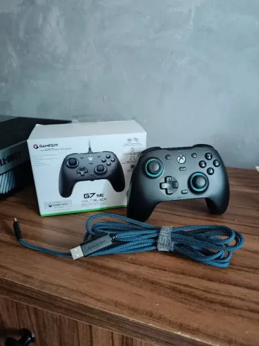 Controle Xbox One/S/PC Gamesir g7se Hall effect Preto 