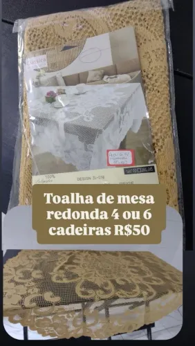 Toalha de mesa de renda nova