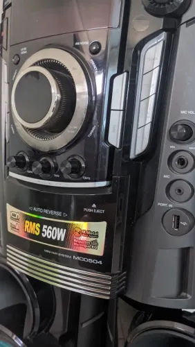 MINI SYSTEM HI-FI LG - 560W - SOM POTENTE!