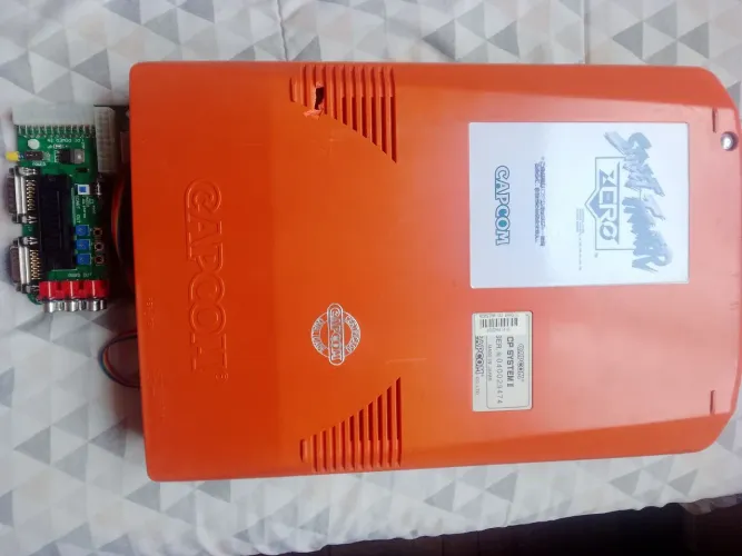 Placa CPS2 Capcom Street figther Zero com Super gun com saída scard e rgb