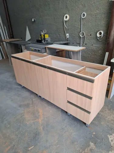 Balcão de pia e fogão  100% mdf