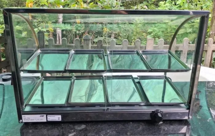 Estufa Curva W88D Titã 8 Bandejas Aço Inox e Vidro Temperado