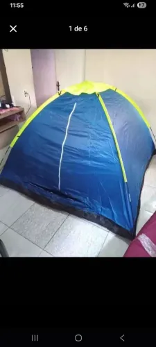 Barraca de acampamento (4 pessoas)