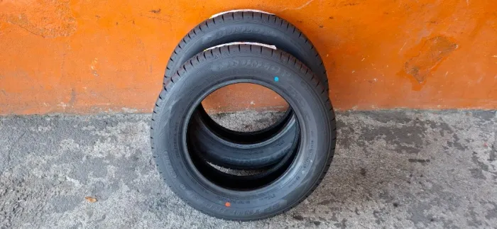 Par de Pneus Aro 14 Dunlop 175x65 SP Touring_Mont+Balanc Grátis_Aceito Cartão 5X Sem Juros