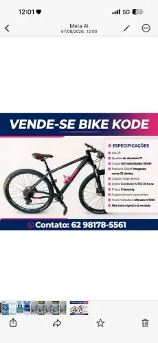 Vende duas bikes