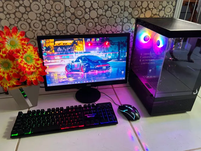 PC Gamer i3 8GB SSD 120GB+500GB Win10(Aceito Cartão)