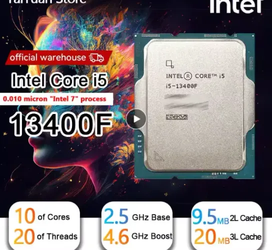Processador Intel i5 13400F 13ª Geração 10 Núcleos 4.6GHz LGA1700