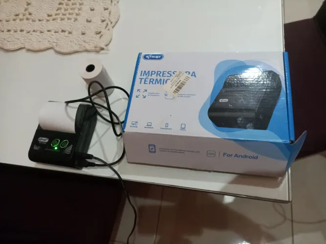 Vendo impressora térmica, pouco usada 