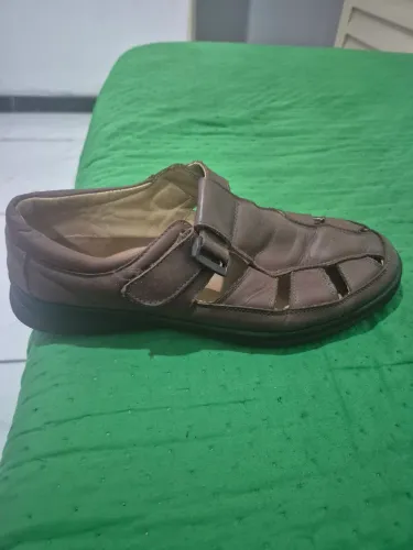 Percata masculina confort shoes original de couro número 41