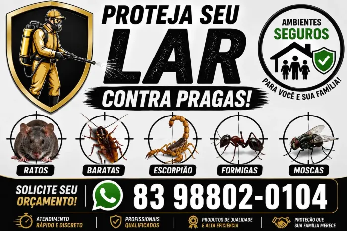 Proteja o seu lar contra pragas 