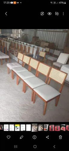 Cadeiras de jantar 3 últimas peças