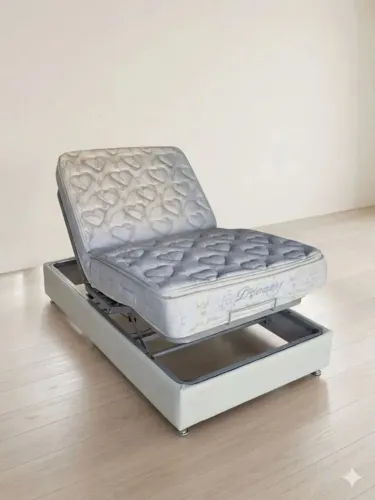 Cama Solteiro Usada  Motorizada Herval      10 x R$ 300,00 cartão de crédito